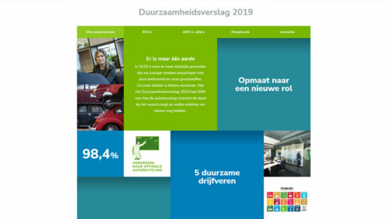 View this sustainability report online (Dutch)