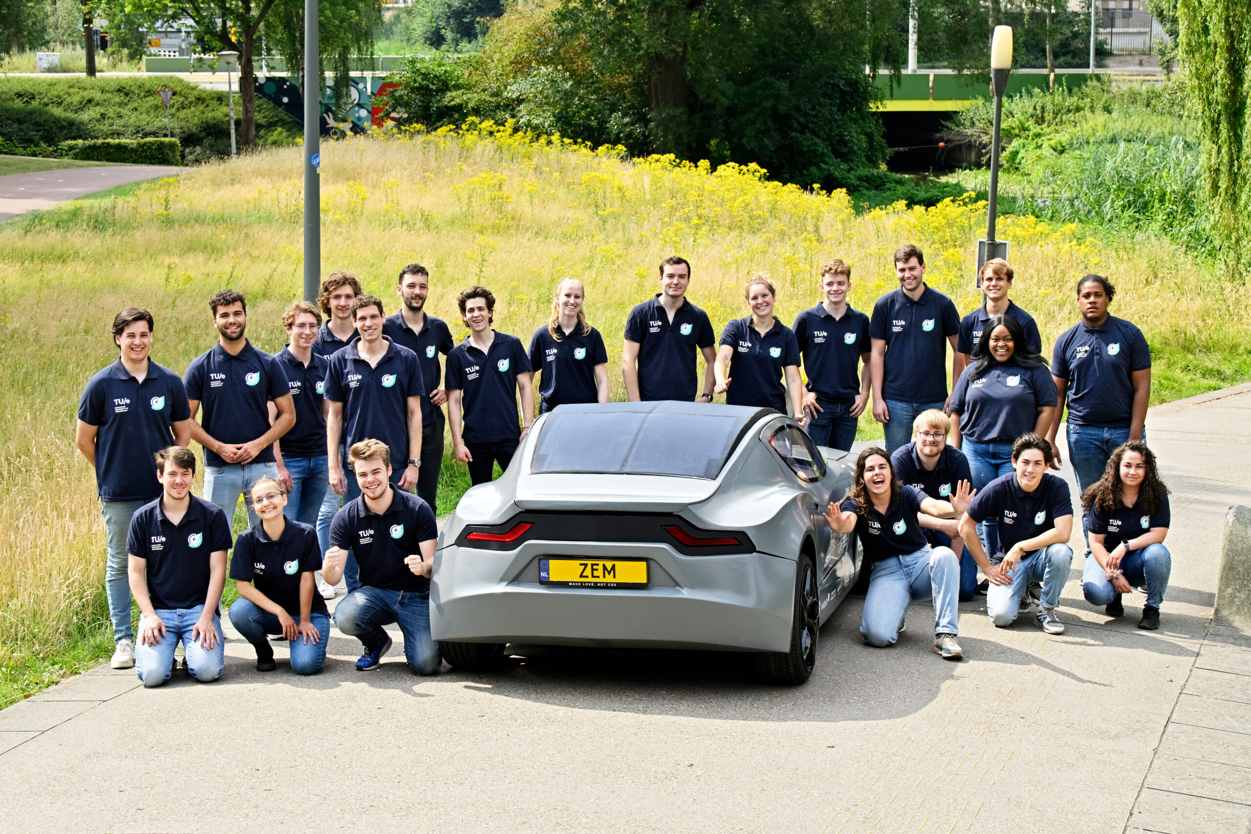 CO2-capturing concept car ZEM by student team TUecomotive